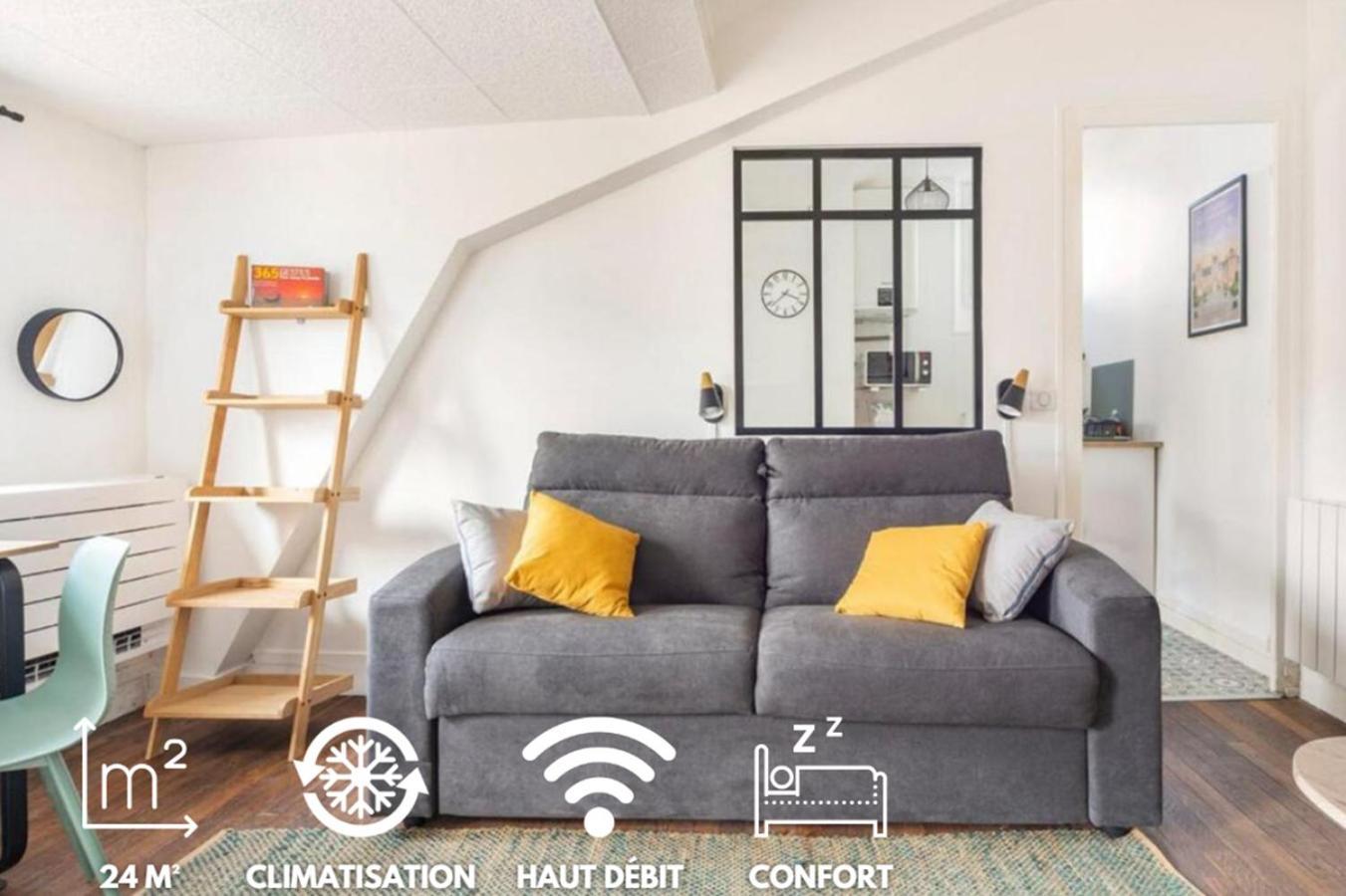 La Parenthese Sous Les Toits Apartment Fontainebleau Exterior foto